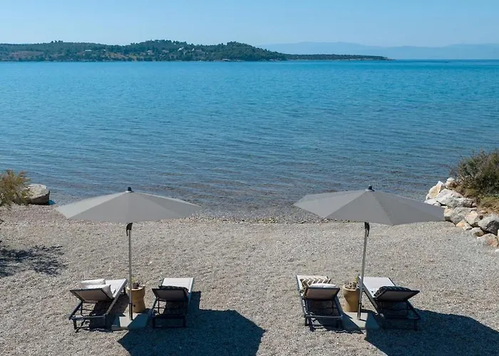 וילה Beachfront Oneiro With Sea Views